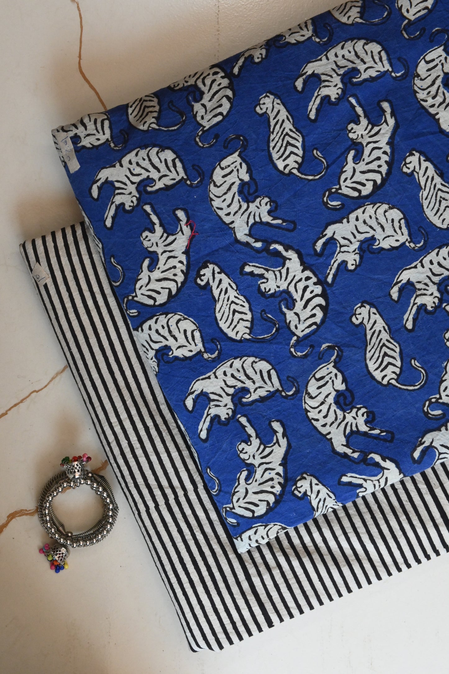 Premium Hand Block Printed Cotton Suit Top And Bottom Set