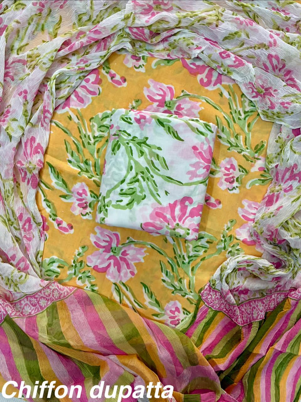 hand-painted-cotton-suit-with-chiffon-dupatta