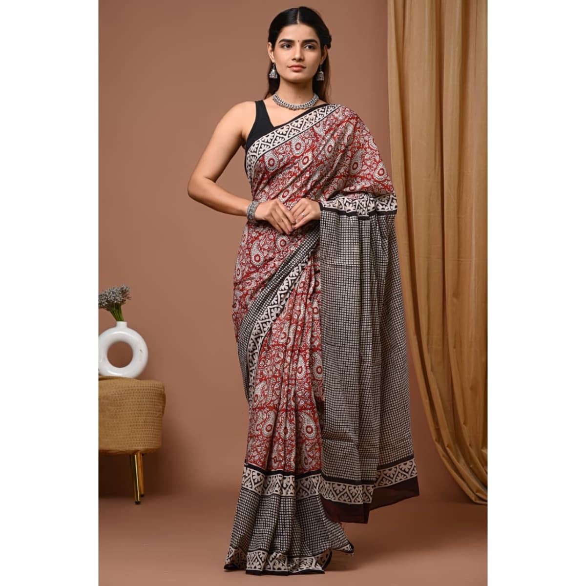 Pure Soft Cotton Saree With Blouse Piece