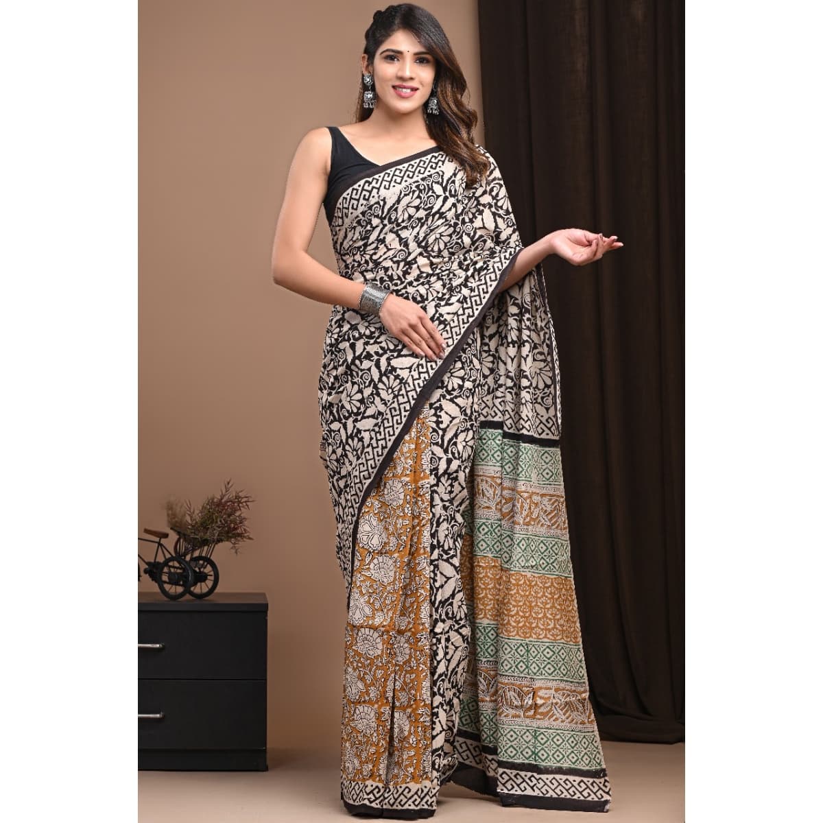 Pure Soft Cotton Saree With Blouse Piece