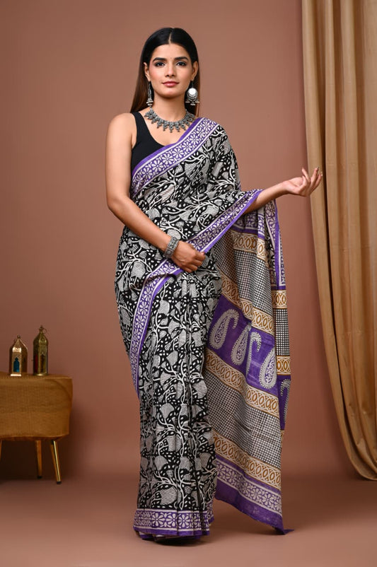 Pure Soft Cotton Saree With Blouse Piece